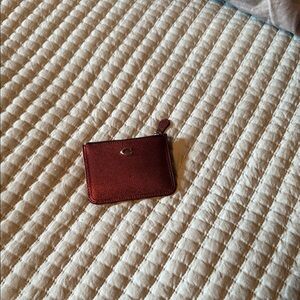 Coach Red Card Holder
